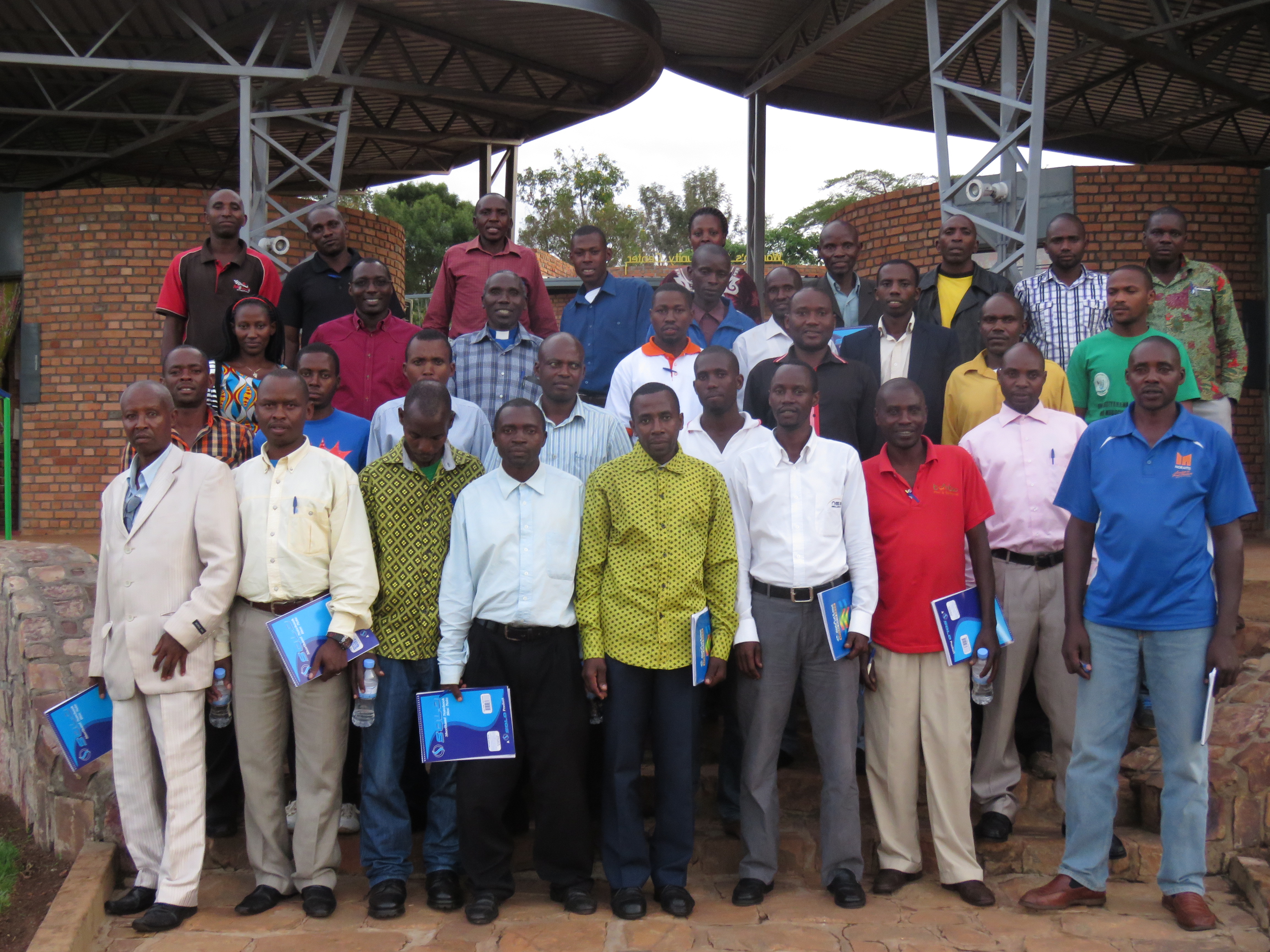 This class of Men's Engagement program graduates in Rwanda will share what they've learned with their communities