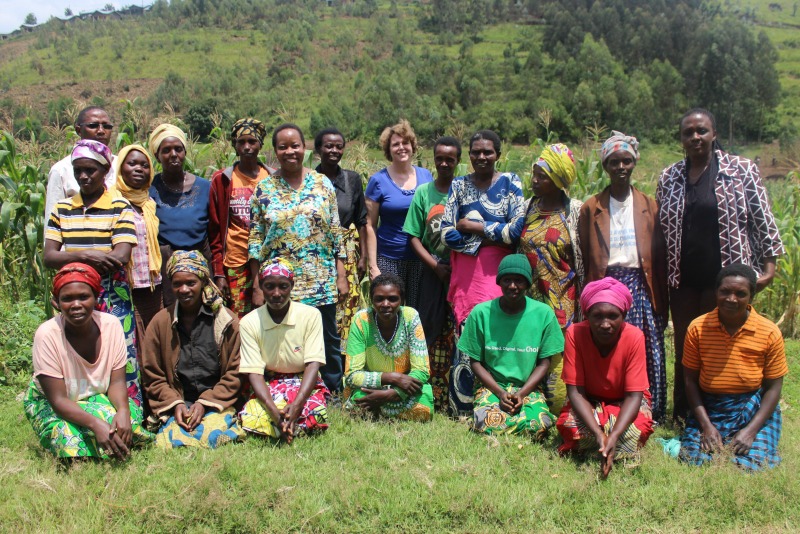 Jennifer L. Windsor met with WfWI-Rwanda participants and staff when she visited Kigali in 2015.