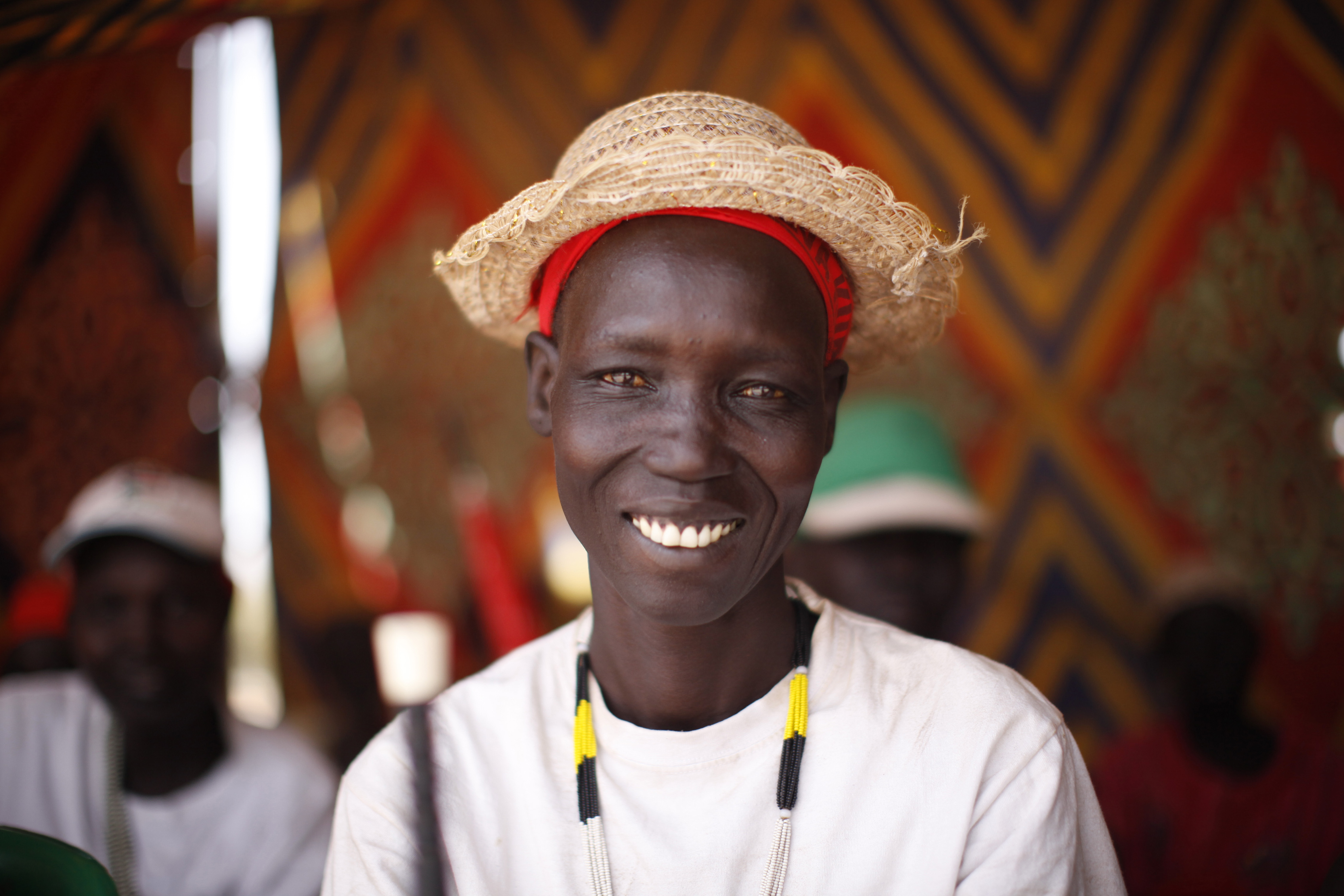 Program participant joins an International Women's Day celebration in South Sudan