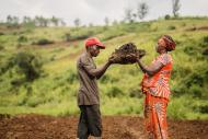 Members of the Isangano cooperative formed by Women for Women International graduates.