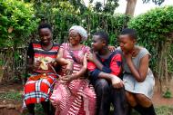 Emerance with her family. Credit: Assoumani Sibomana