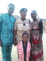Ruth with family