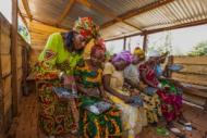 women learning in DRC