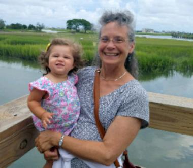 Supporter Barbara Bryce and her grand-niece