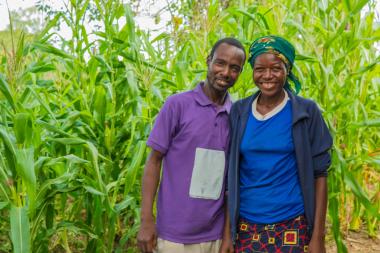 Mercy, a program participant from Nigeria, and her husband, Sirwanga, who went through the Men's Engagement Program