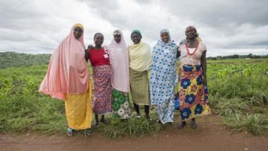 A group of women from Bachi State who have taken part in the 'Change Agents' advocacy training, led by Zainab. Credit: Monilekan