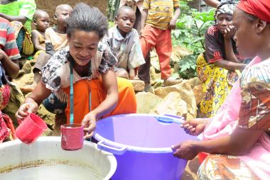 soap making in the DRC
