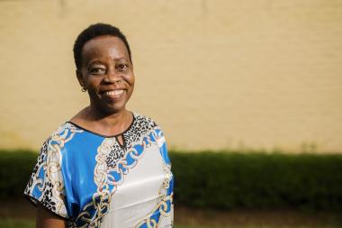 Clemence Bideri, our Economic Empowerment Manager at Women for Women International in Rwanda. Photo: Serrah Galos