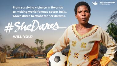 Grace, Women for Women Rwanda Graduate 