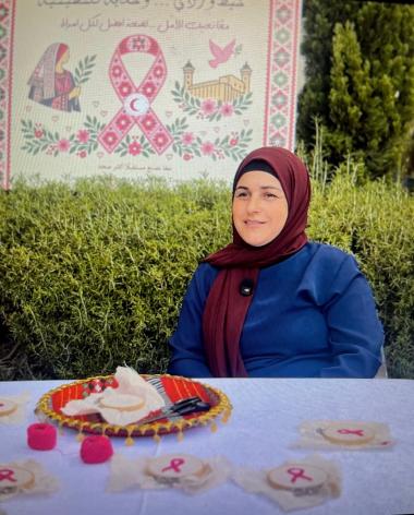 Marwa Ghanem during Pink October activities
