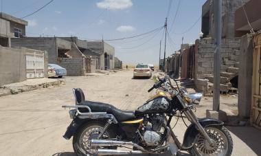 motorcycle on the street