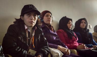 Iraq, KRI, Women in Row of Chairs