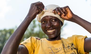 South Sudan - woman smiling 