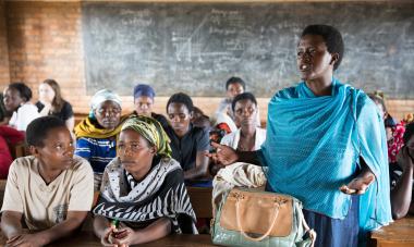 Class in Rwanda - Photo Credit: Hazel Thompson