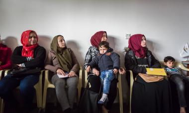 Social empowerment training at the Women for Women International center in Daratu, Erbil, Iraq.