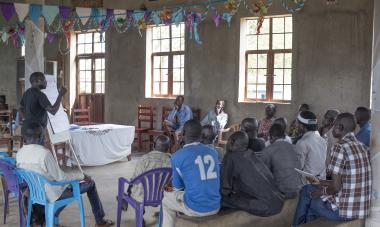 Men's Engagement in South Sudan. Photo Credit: Charles Atiki Lomodong