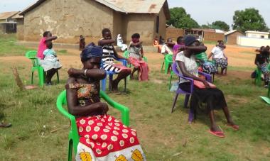 Coughing demonstration in South Sudan