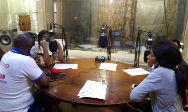 Our team in the DRC joins local radio broadcasts about COVID-19