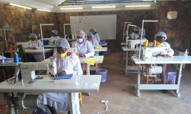 Rwanda Women's Opportunity Center - Mask Making