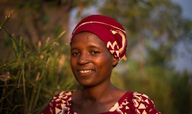 Photo of Clementine, a survivor of the Rwandan Genocide and participant of the Rwanda program