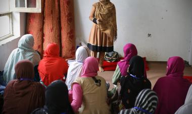 classroom in afghanistan