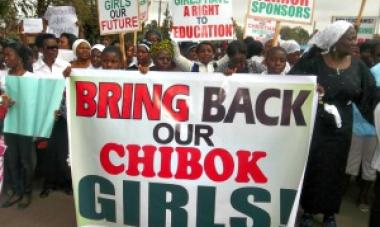 picture of people protesting (Chibok protest)