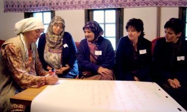 Group of women learning
