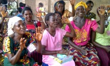 women in a classroom in Nigeria