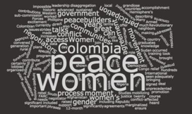 columbia peace women graphic