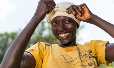South Sudan Woman Smiling 2015