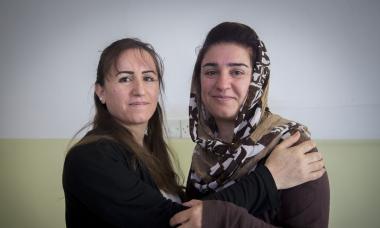 Sheiran and Kabira, Program Participants in Iraq. Photo credit: Alison Baskerville