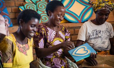 Women's Opportunity Center - crafting handmade goods