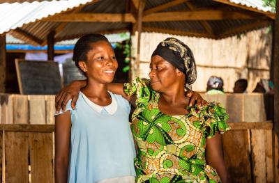 DRC women smiling